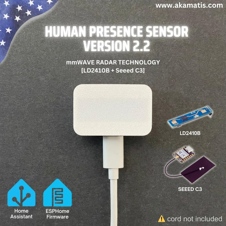 AKAMATIS Sensor de presencia humana v22 para asistente