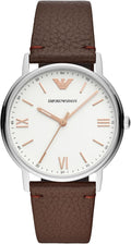 Reloj de hombre Emporio Armani de tres agujas con correa de acero inoxidable o cuero