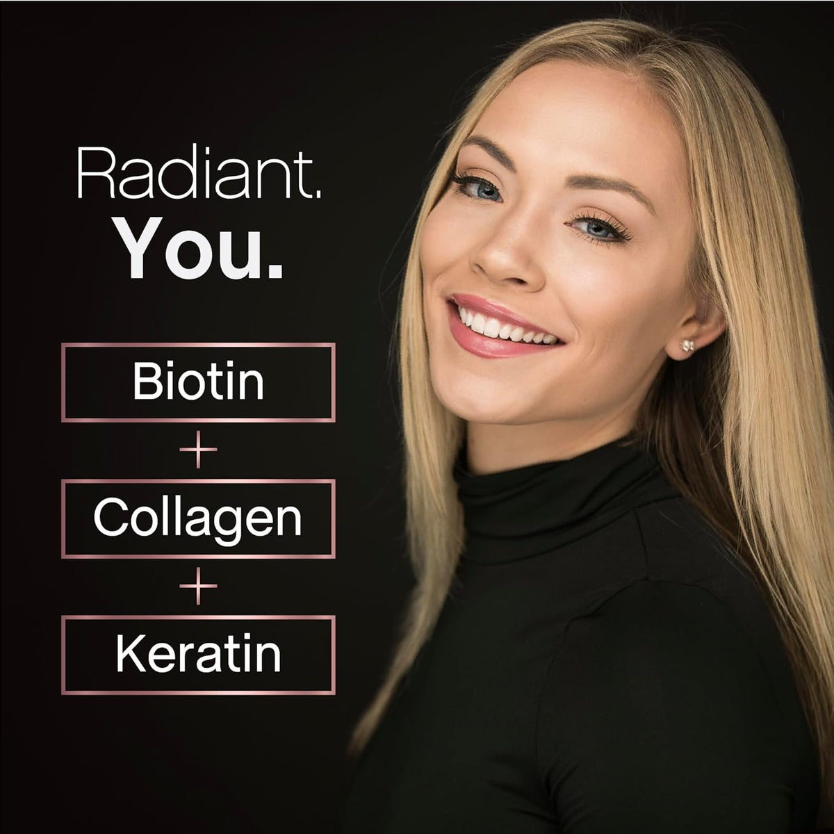 NeoCell Suplemento de queratina de colágeno de biotina | 80000mcg |...