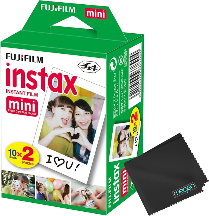 Fujifilm Mini Instant Film (Blanco) para cámaras Mini 8, 9, 11, 12,...