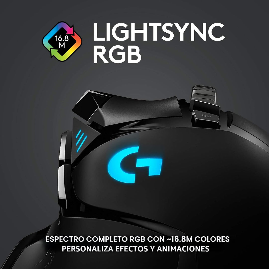 Ratón inalámbrico para juegos Logitech G502 Lightspeed con sensor H...