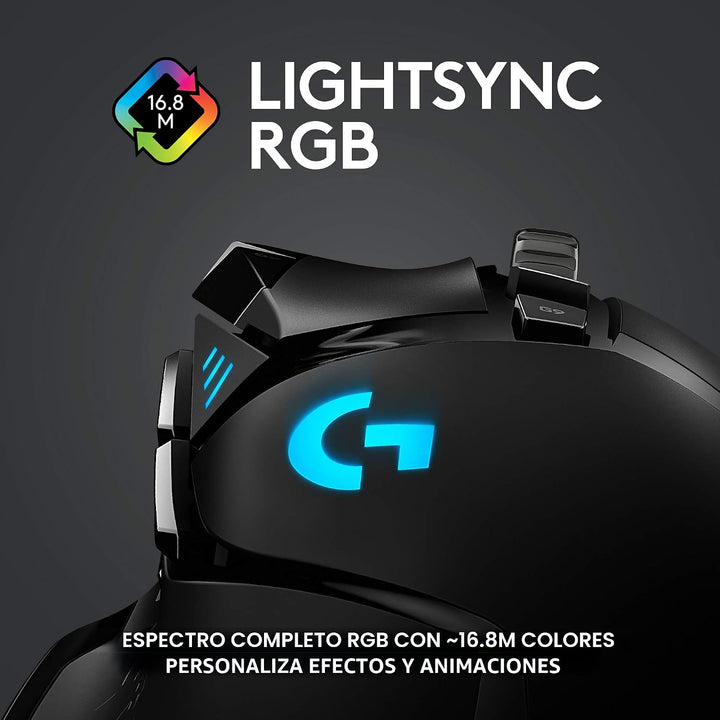 Ratón inalámbrico para juegos Logitech G502 Lightspeed con sensor H...