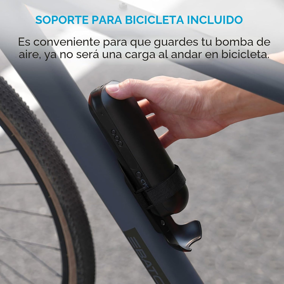 CYCPLUS Inflador de neumáticos A2 + Computadora GPS para bicicleta G1