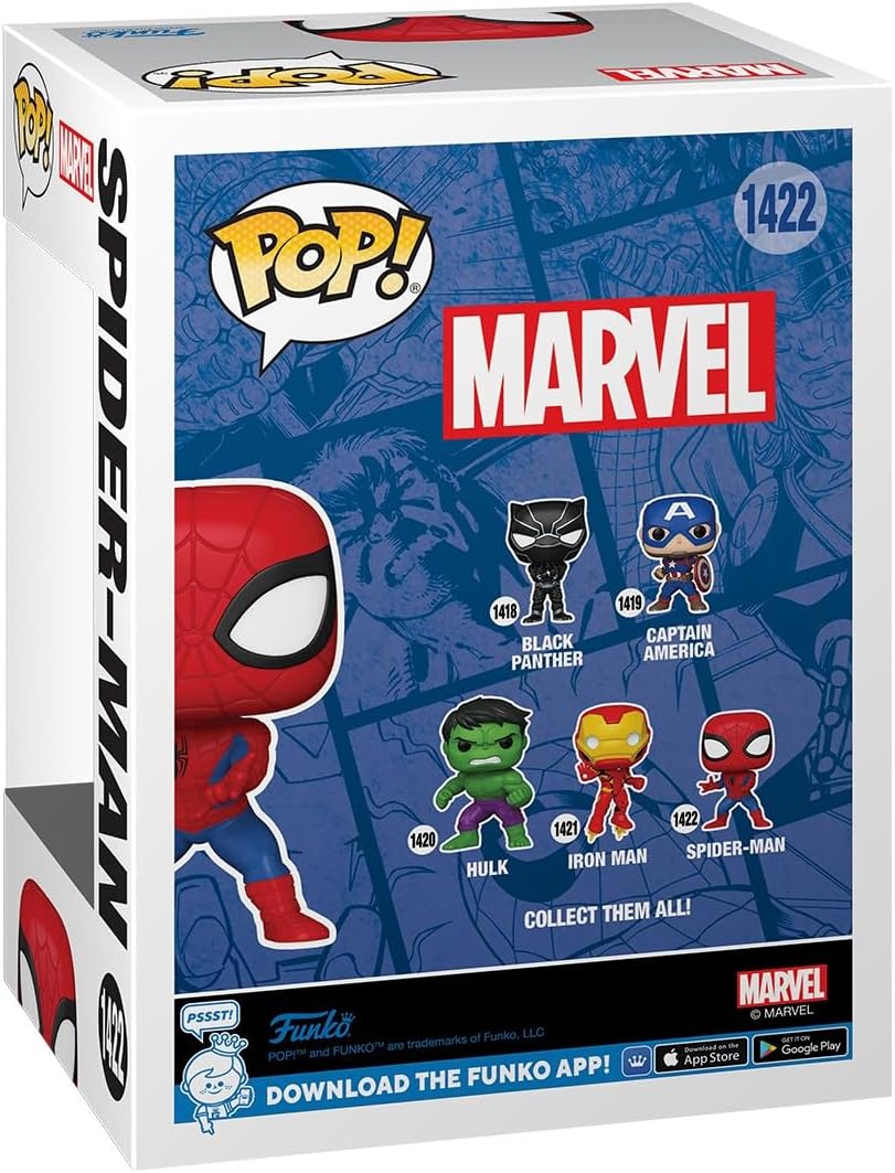 Funko Pop Marvel - Spider-Man - Marvel Comics - Figura de vinilo co...