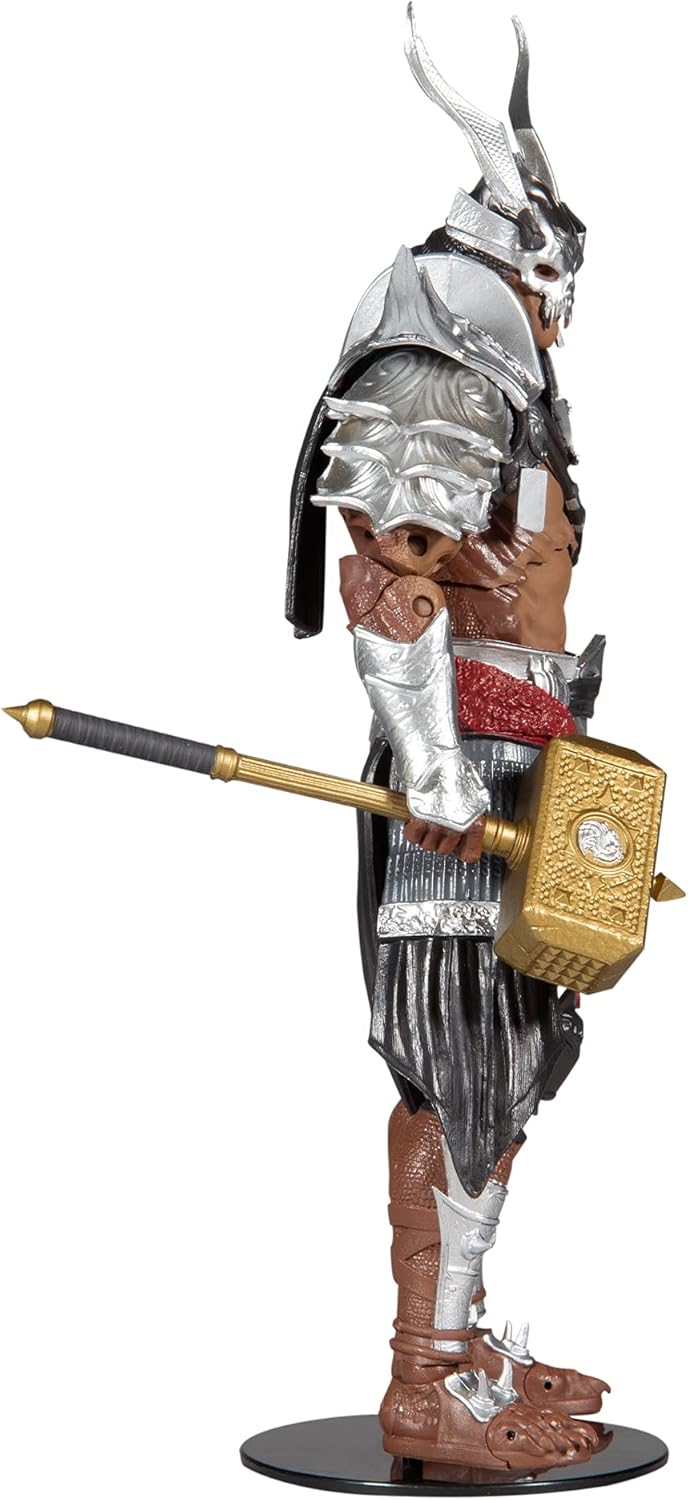 McFarlane Toys Mortal Kombat Shao Kahn (Platinum Kahn) Figura de ac...