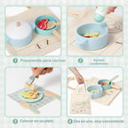 Juego de cocina de madera del juego de 63 piezas, accesorios de