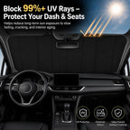 Astox Parasol para parabrisas para Ford F150 2014-2021