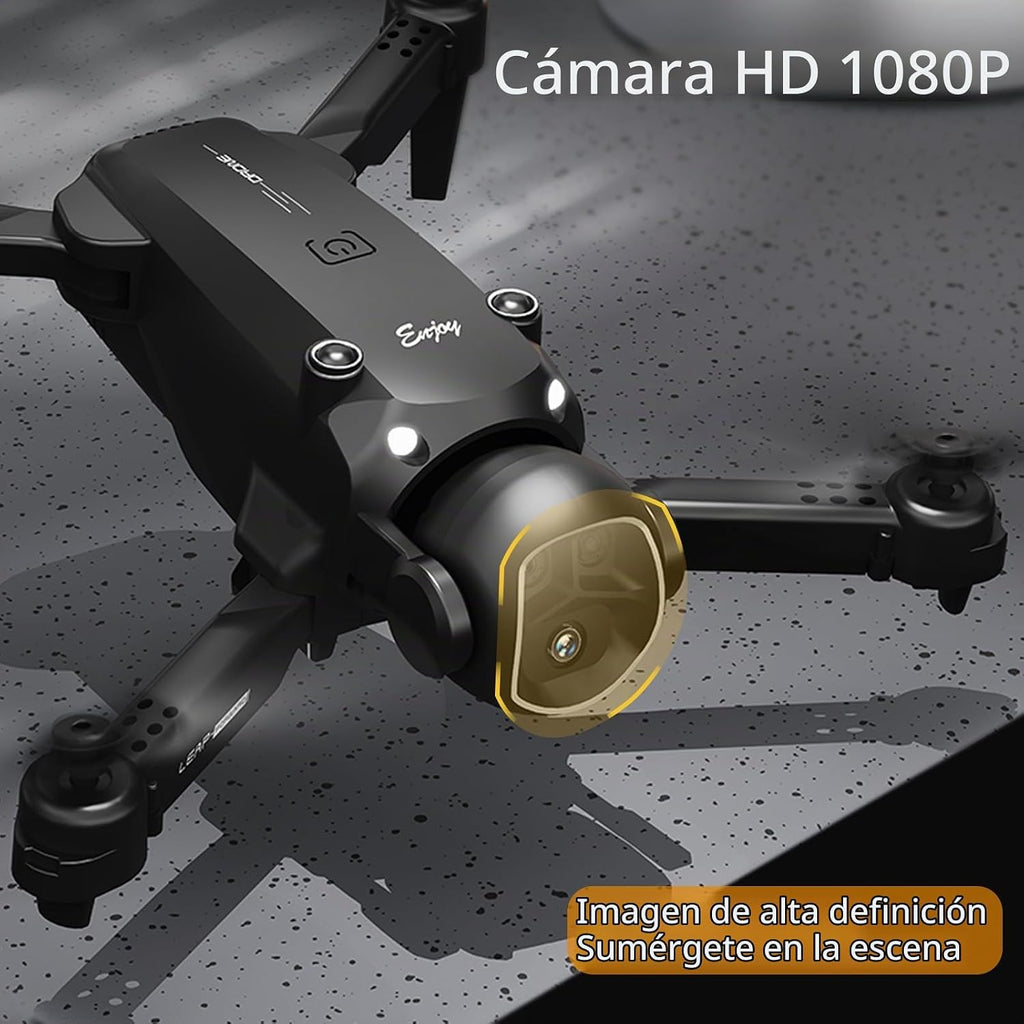 Dron con cámara para adultos principiantes, FPV plegable RC Quadcopter juguetes, helicóptero, cámara HD 1080P, retención de altitud, despegue/aterrizaje con una tecla, giros 3D, waypoints fly, modo sin cabeza
