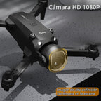 Dron con cámara para adultos principiantes, FPV plegable RC Quadcopter juguetes, helicóptero, cámara HD 1080P, retención de altitud, despegue/aterrizaje con una tecla, giros 3D, waypoints fly, modo sin cabeza
