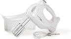 Hamilton Beach Power Deluxe - Batidora de mano eléctrica de 6 velocidades con QuickBurst