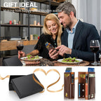 Cartera delgada para hombre, con bloqueo RFID y tarjetero