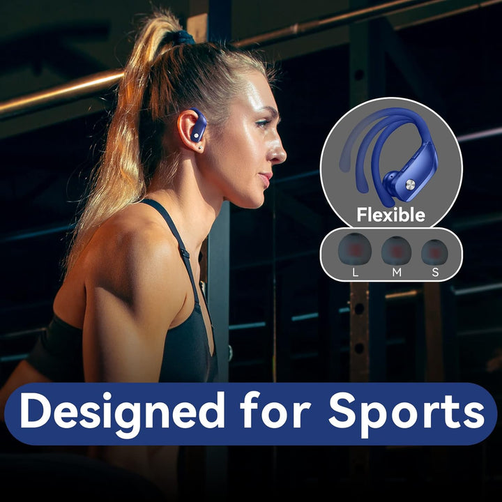 Auriculares inalámbricos bmani, auriculares con Bluetooth, 80 horas...