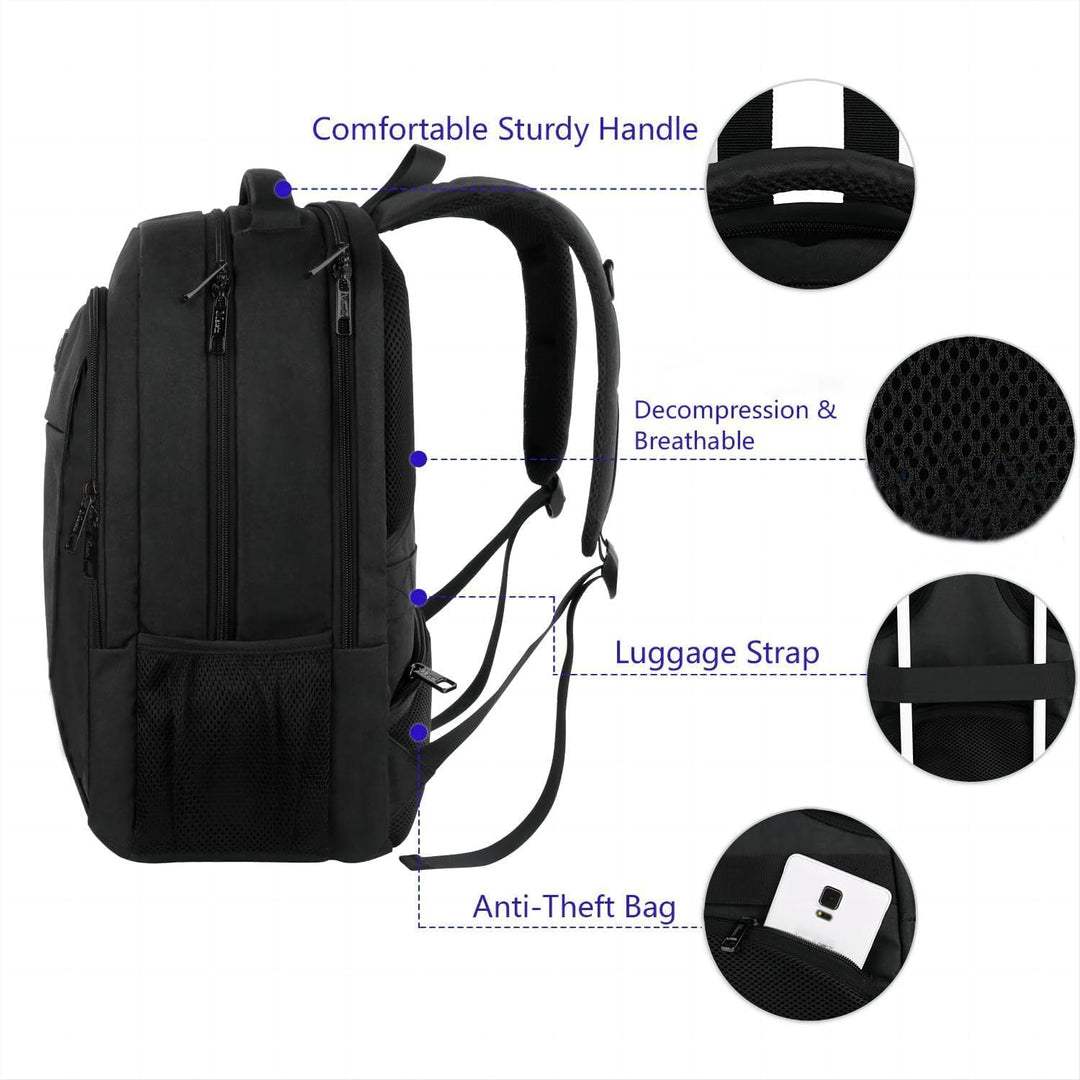 MATEIN - Mochila empresarial para laptop de 15.6 pulgadas, mochila...