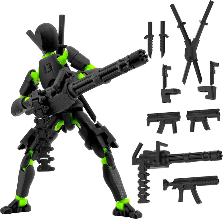 Gatling Gun T13 Titan 13 Figura de Acción Set【Ensamblado】, Figura d...