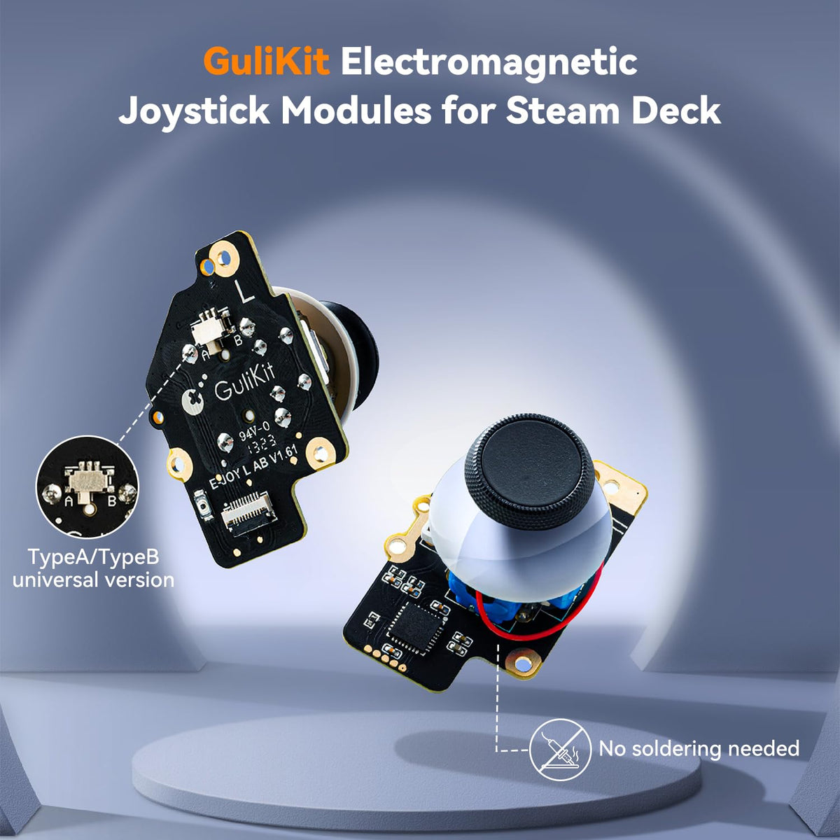 Módulo de Reemplazo de Joystick con Efecto Hall de GuliKit para Steam Deck Tipo A&B