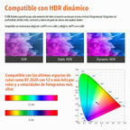 Cable óptico HDMI 8K 2.1 de fibra, Clasificación CL2, 48Gbps, 8K60, 4K120, 50FT