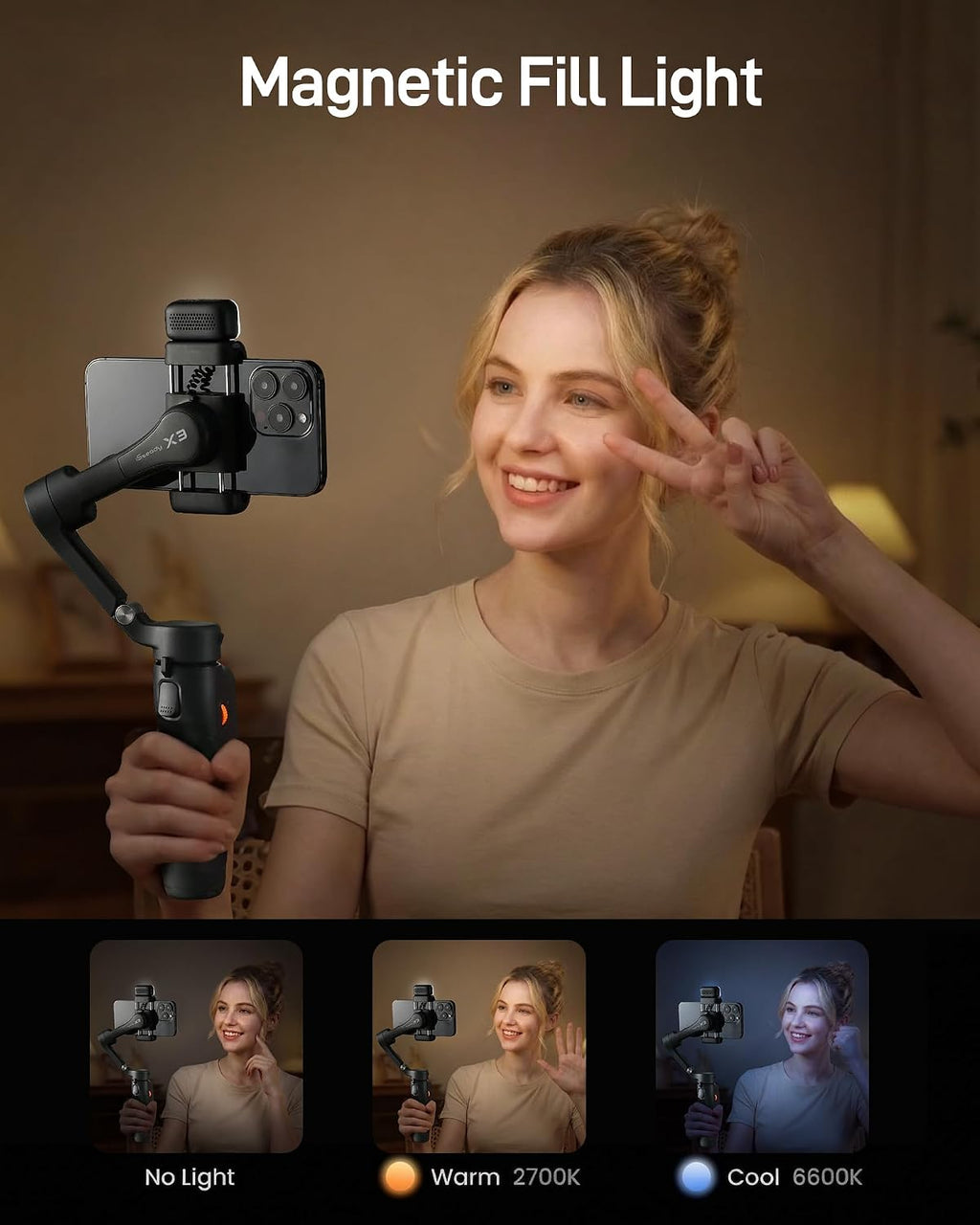 hohem iSteady X3 estabilizador cardán de 3 ejes para iPhone y Android
