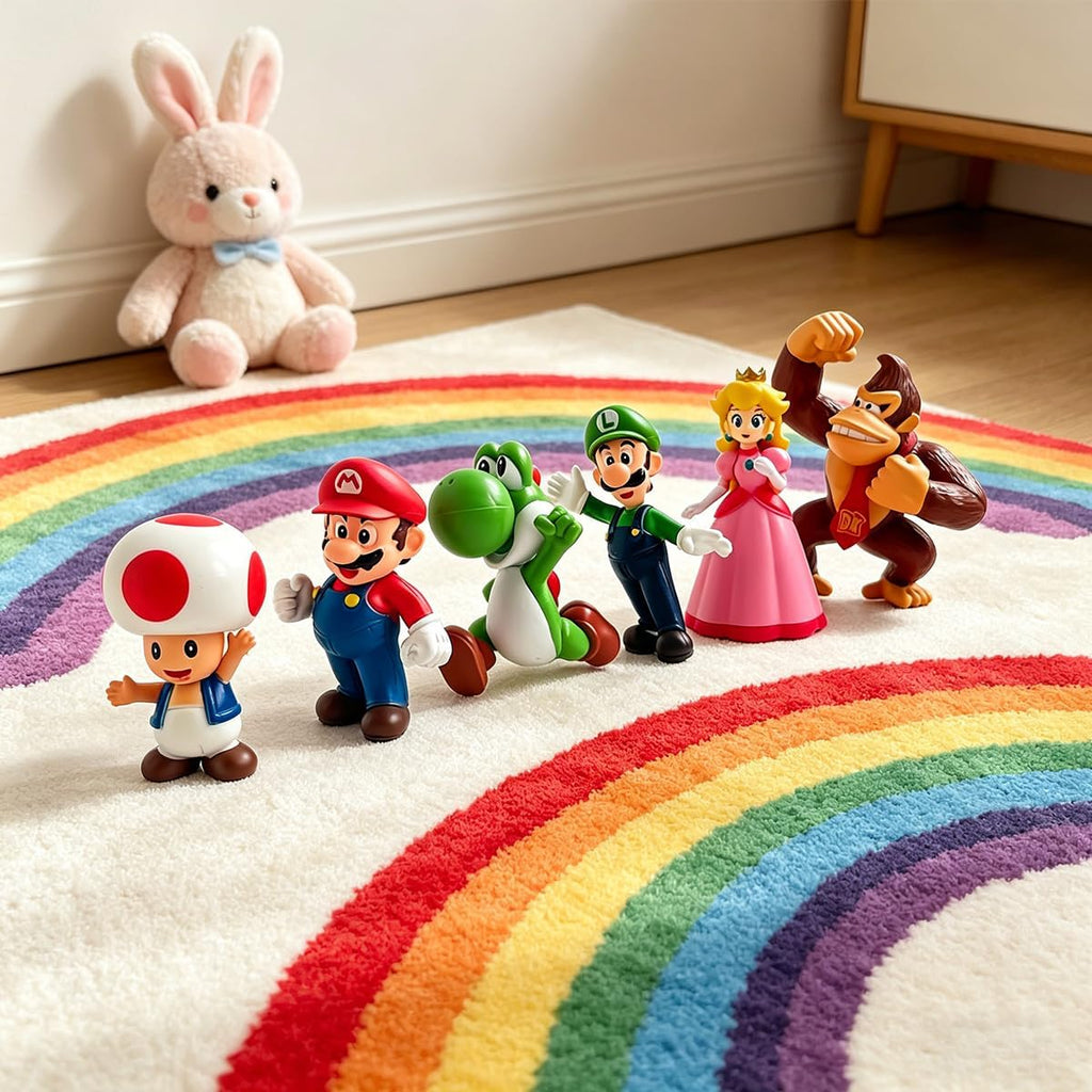 Mario Figuras de acción de PVC para coleccionistas, colección de decoración de fiestas, paquete de regalo (Ma 1)