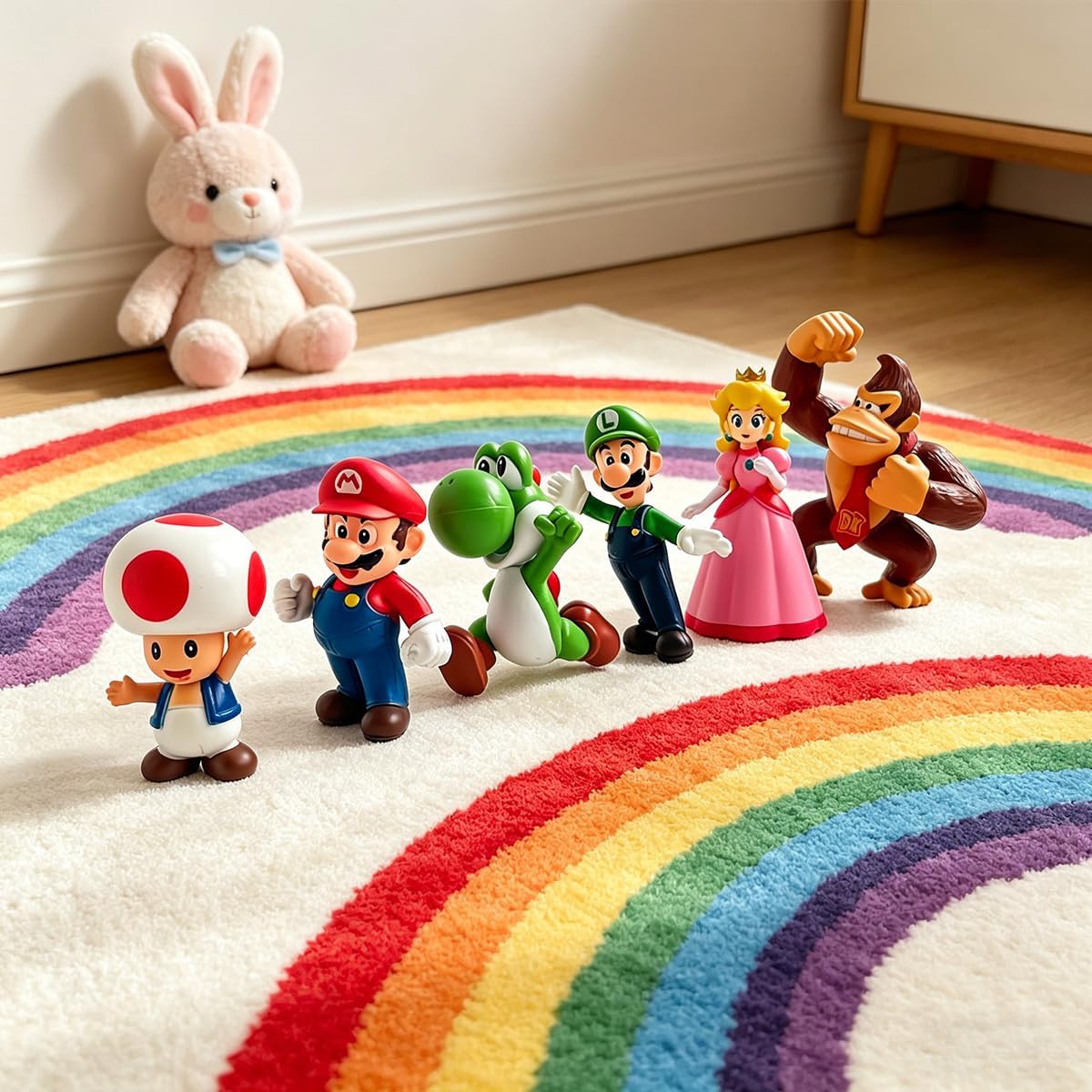 Mario Figuras de acción de PVC para coleccionistas, colección de decoración de fiestas, paquete de regalo (Ma 1)