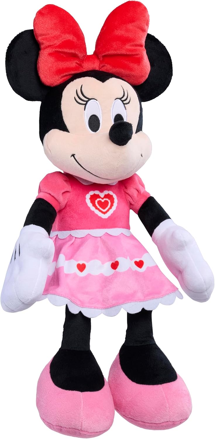 Disney Just Play - Peluche grande de Minnie de 19 pulgadas
