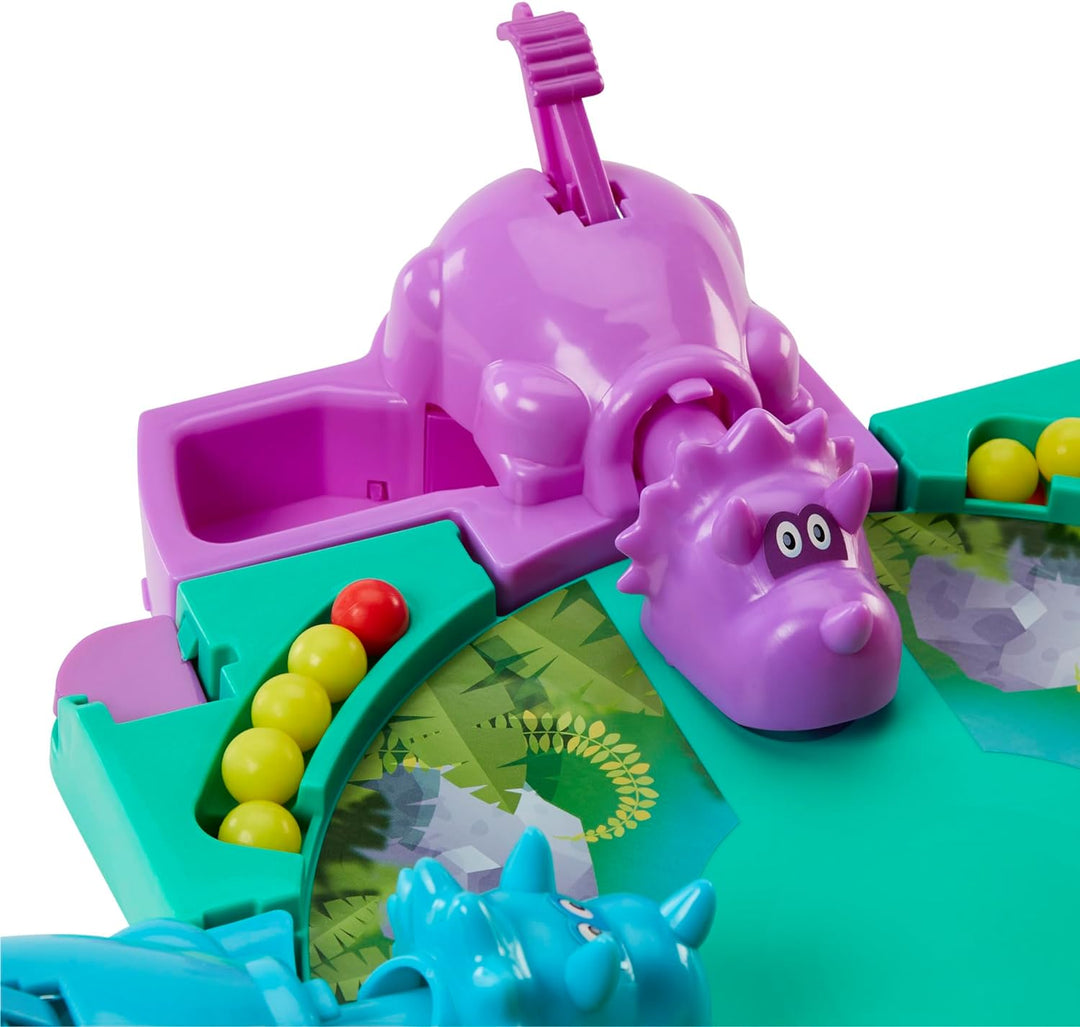 Hasbro Gaming Hungry Hungry Hippos Dino Edition Juego de Mesa, Jueg...