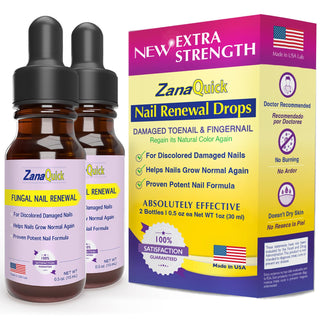 ZanaQuick - Gotas de reparación extrafuerte para uñas de los pies y...