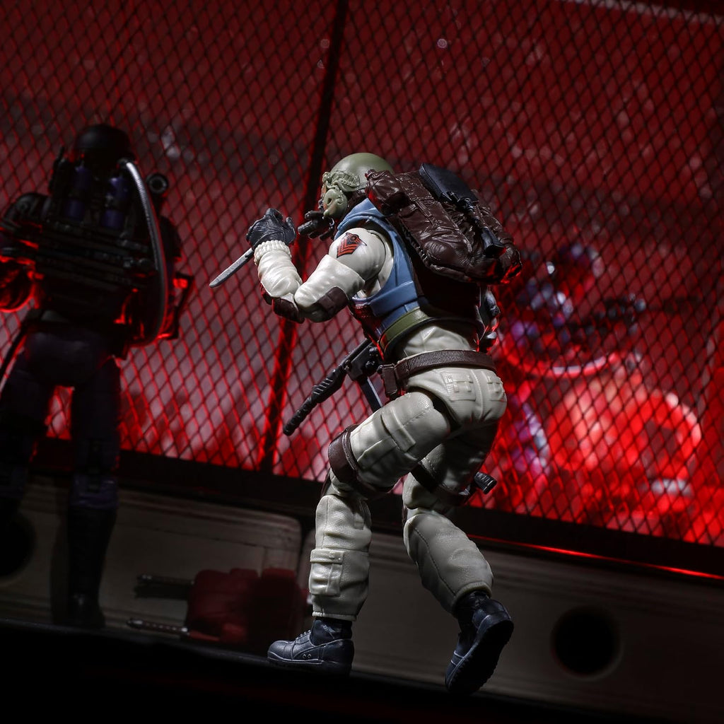 G.I. Joe Serie clasificada #115, Franklin Airborne Talltree, figura de acción coleccionable de 6 pulgadas con 10 accesorios