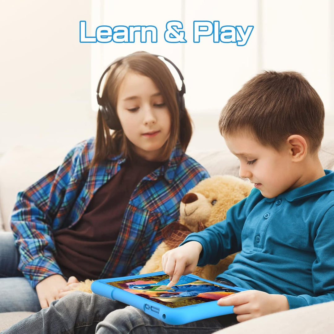 PRITOM Tableta para niños de 10 pulgadas Android 14, 32GB, Quad-Cor...
