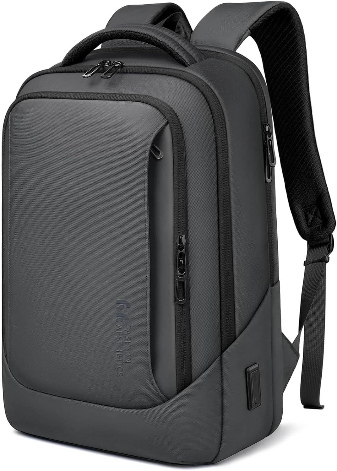 hk Mochila para laptop para hombres con puerto de carga USB para ne...