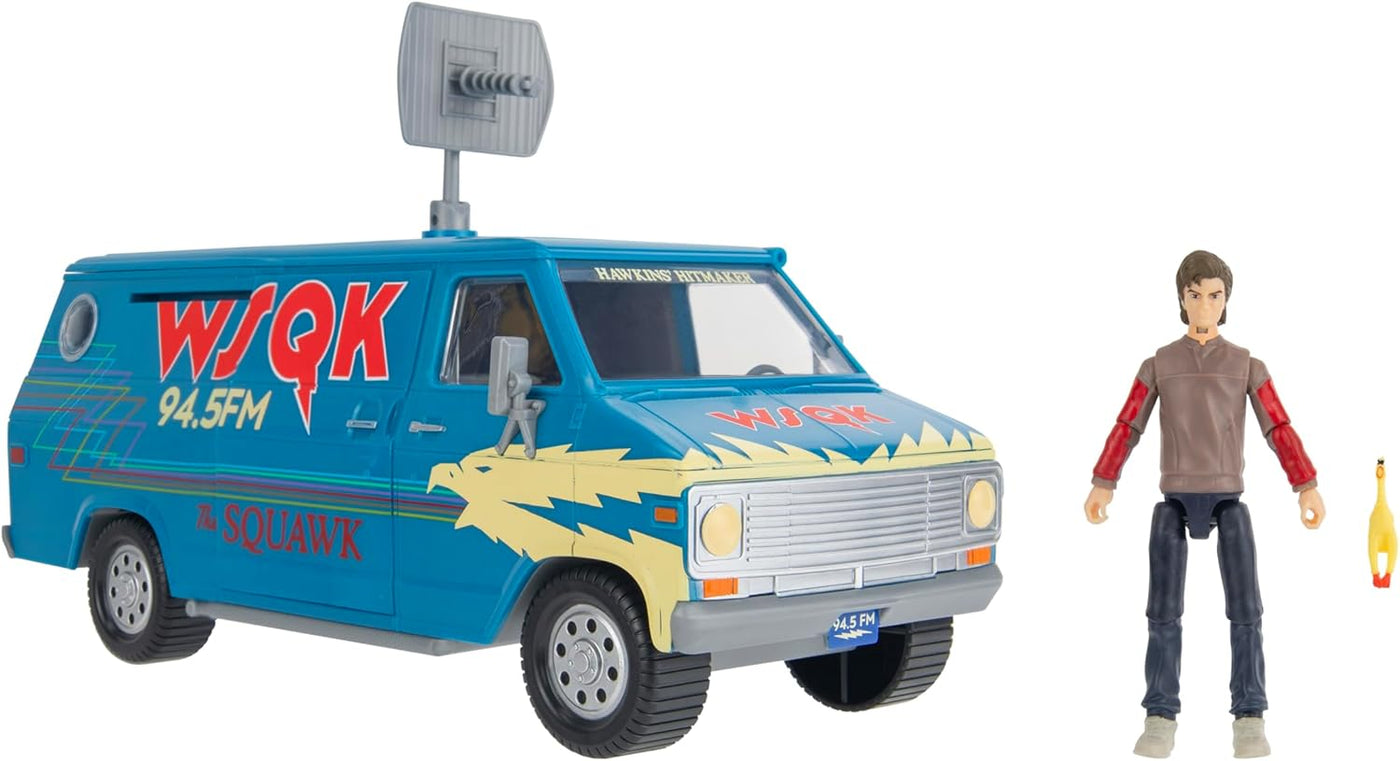 Stranger Things WSQK Van Playset - Vehículo de 8 pulgadas