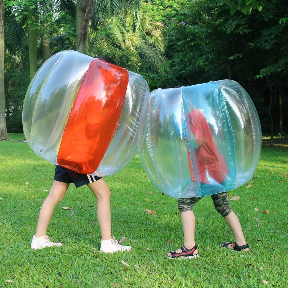 ZHUYNXIR 2 PC Bola Sumo para Niños, Bolas de Parachoques Hinchables para Niños, Bola Sumo para Niños, Bola de Juego de Césped para Niños al Aire Libre para Juego de Equipos para +3 Años (36 pulgadas