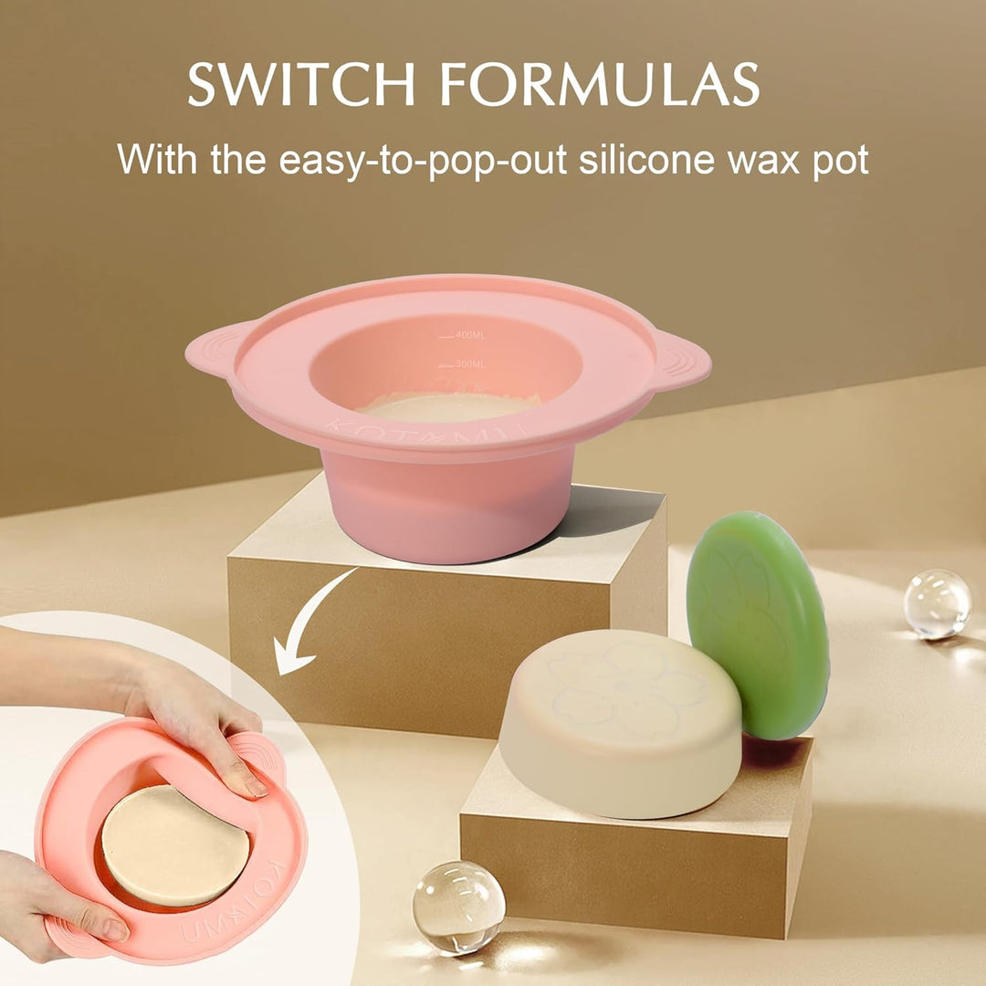 KOTAMU Kit de depilación digital negra para mujeres y hombres, piel...
