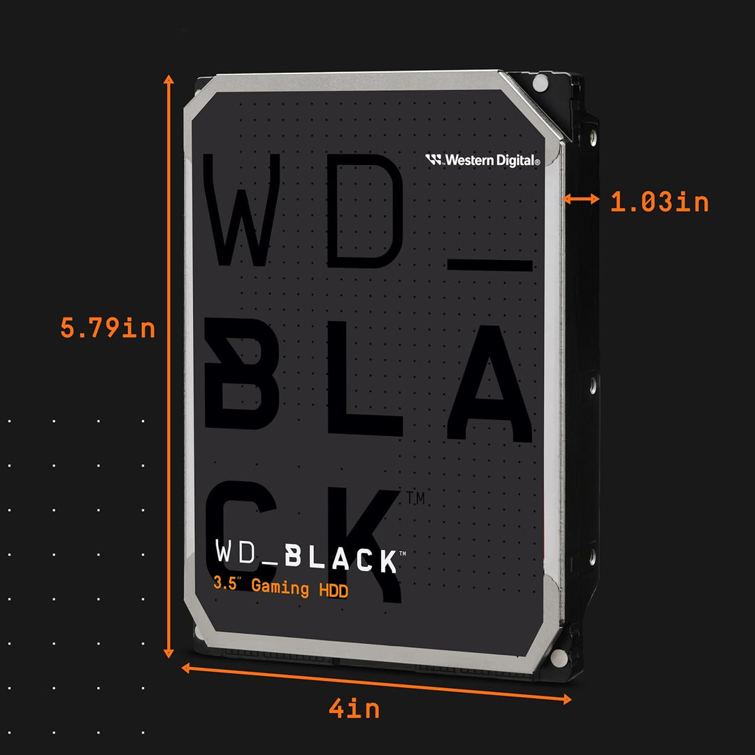 Western Digital - Disco duro interno para juegos WD Black de 4 TB,...