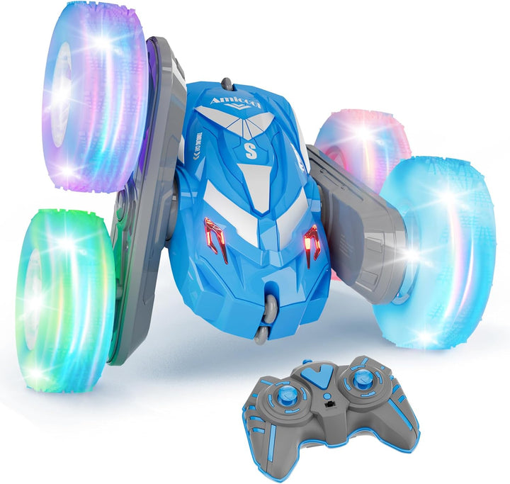 Amicool Auto a control remoto para niños de 6 a 12 años con luz int...