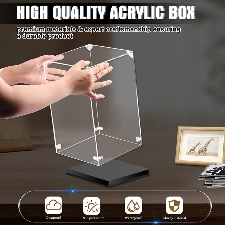Vitrina de acrílico para figuras de acción, caja de exhibición de a...