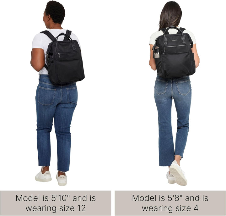 Baggallini Mochila Soho para mujer, Negro, talla única