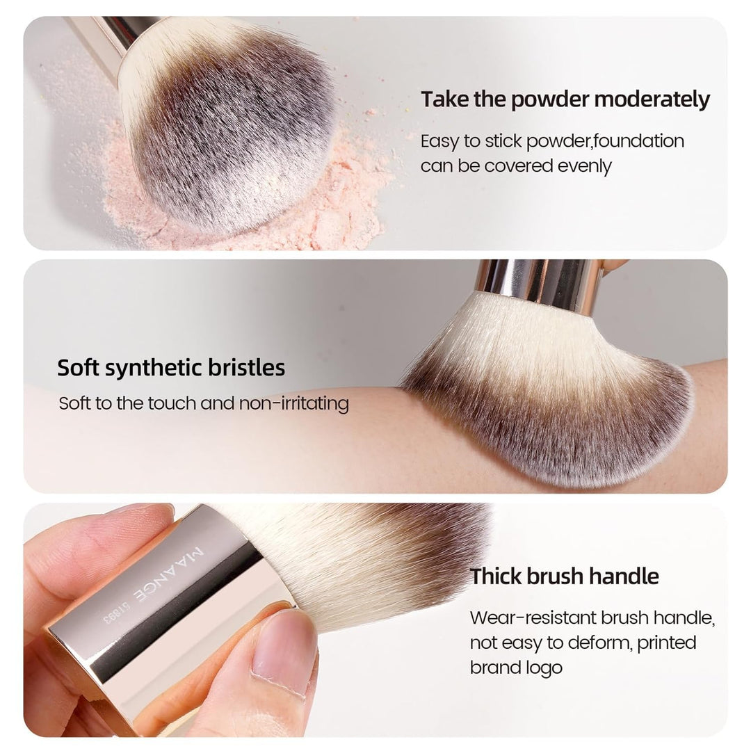 MAANGE 20 piezas de brochas de maquillaje con caja de regalo, broch...