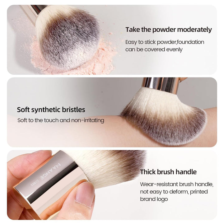 MAANGE 20 piezas de brochas de maquillaje con caja de regalo, broch...