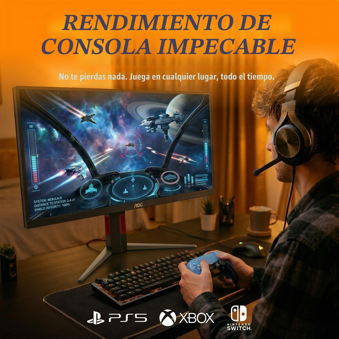 AOC Q27G4SMN Monitor para juegos Mini-LED de 27", QHD 2560×1440...