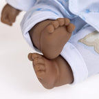 JC Toys Twins Berenguer Boutique - Muñecas de bebé de cuerpo suave realista, Gemelos afroamericanos