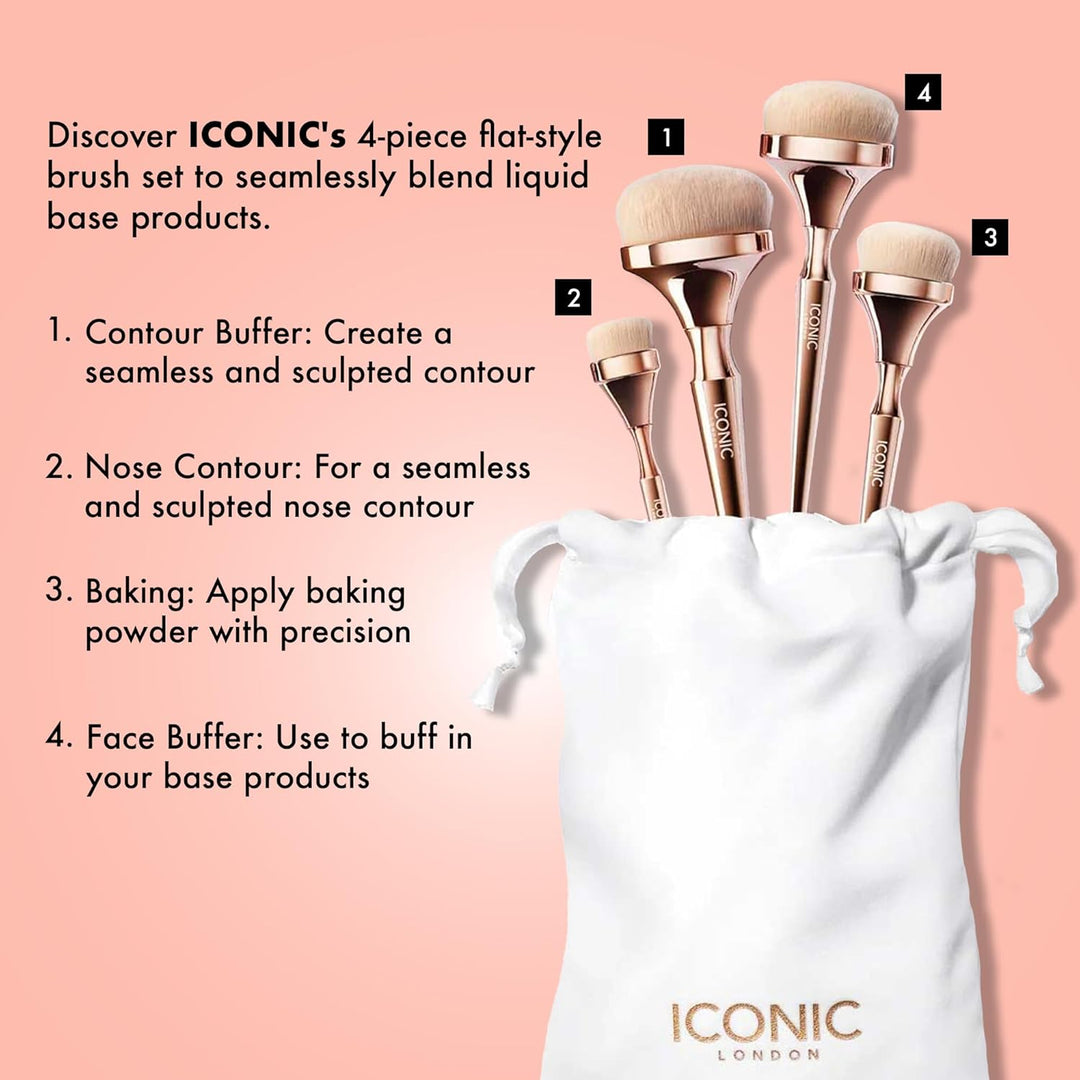 ICONIC LONDON Luxury Makeup Brush Sets | Blend, Buff &amp; Polish