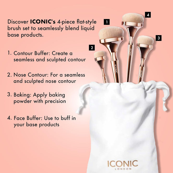 ICONIC LONDON Luxury Makeup Brush Sets | Blend, Buff &amp; Polish