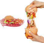 Slime Life Kit de slime DIY de hamburguesa con queso: desempaqueta ingredientes para hacer, aplastar y estirar tu slime de alimentos, a partir de 8 años