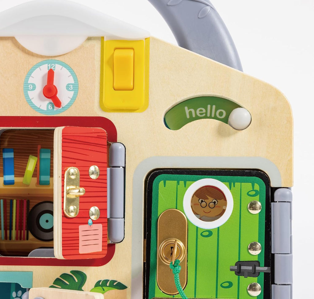 Hape Cerradura y llave del tablero de juego