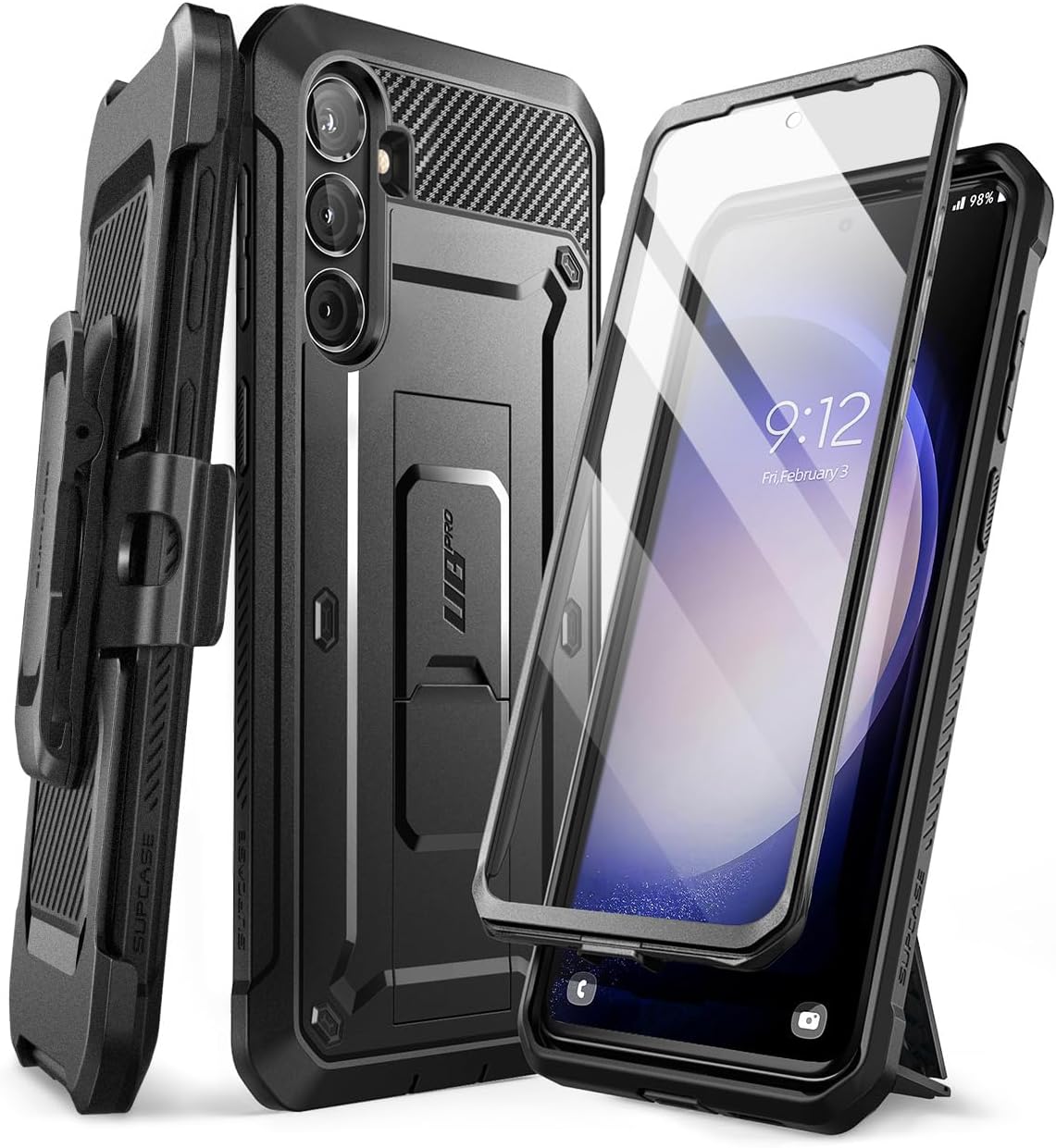 SUPCASE Funda para Galaxy S23 FE con protector de pantalla integrado, color