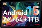 Hakaug Tableta Android de 10 Pulgadas, Procesador Octa-Core