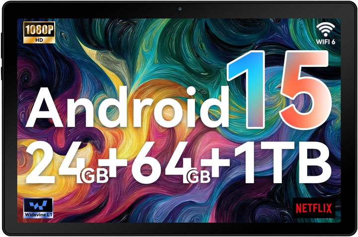 Hakaug Tablet Android de 10 pulgadas, Procesador Octa-Core, 24 GB R...