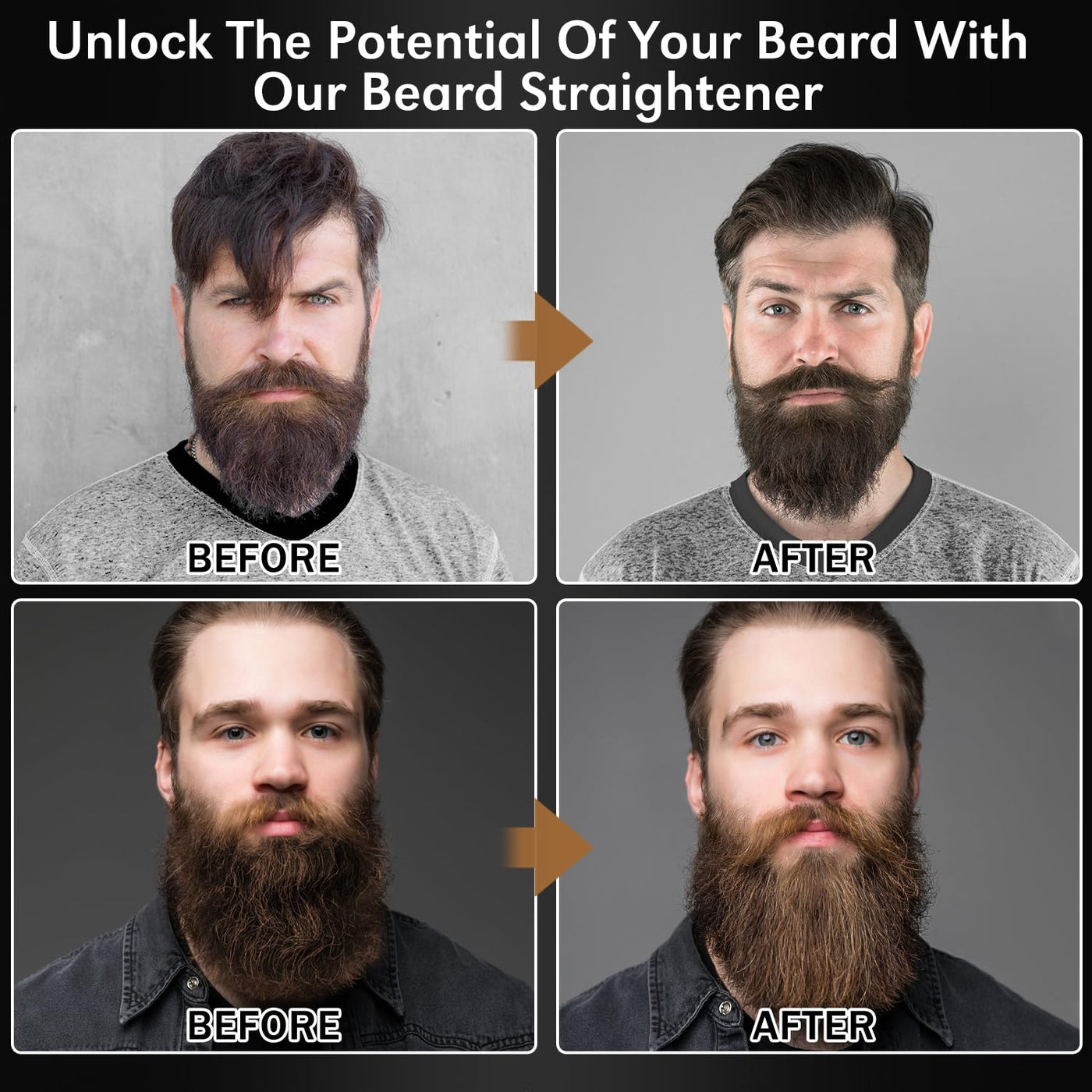 Alisador de barba con aceite y bálsamo para barba y libro electróni...