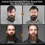 Alisador de barba con aceite y bálsamo para barba y libro electróni...