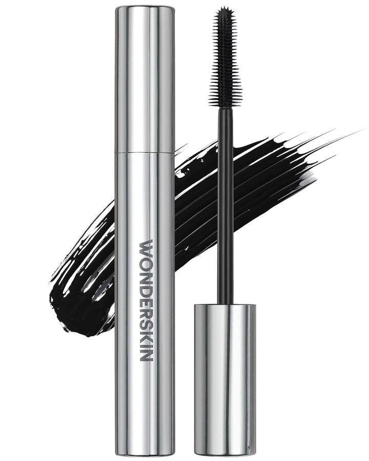 Wonderskin Máscara de pestañas negra para volumen, longitud y rizo,...